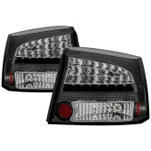 ALT-YD-DCH05-LED-BK Dodge Charger 06-08 LED Bakljus - Svarta Spyder Auto (1)