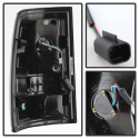 Dodge Ram 1500 13-14 / Ram 2500/3500 13-14 LED Bakljus -(För Modeller med LED-belysning) - Svarta Röktonade Spyder Auto