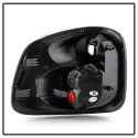 Ford F150 Flareside 01-03 (Passar ej Supercrew) Euro-style Bakljus - Svarta Spyder Auto