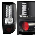 Ford F150 Styleside 04-08 (Passar ej Heritage & SVT) LED Bakljus - Svarta Spyder Auto