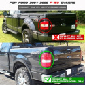 Ford F150 Styleside 04-08 (Passar ej Heritage & SVT) LED Bakljus - Svarta Röktonade Spyder Auto