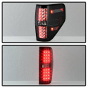 Ford F150 09-14 LED Bakljus - Svarta Röktonade Spyder Auto