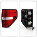 Ford F150 09-14 LED Bakljus - Röda Klara Spyder Auto