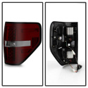 Ford F150 09-14 LED Bakljus - Röda Röktonade Spyder Auto