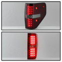 Ford F150 09-14 LED Bakljus - Röda Röktonade Spyder Auto