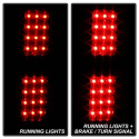 Ford F150 09-14 LED Bakljus - Röda Röktonade Spyder Auto
