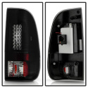 Ford F150 Styleside 97-03 / F250/350/450/550 Super Duty 99-07 LED Bakljus - Svarta Röktonade Spyder Auto
