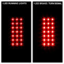 Ford F150 Styleside 97-03 / F250/350/450/550 Super Duty 99-07 LED Bakljus - Svarta Röktonade Spyder Auto