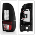 Ford F150 Styleside 97-03 / F250/350/450/550 Super Duty 99-07 Version 2 LED Bakljus - Svarta Spyder Auto