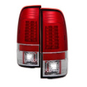 Ford F150 Styleside 97-03 / F250/350/450/550 Super Duty 99-07 Version 2 LED Bakljus - Röda Klara Spyder Auto