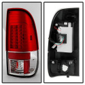 Ford F150 Styleside 97-03 / F250/350/450/550 Super Duty 99-07 Version 2 LED Bakljus - Röda Klara Spyder Auto