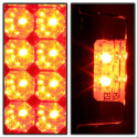 Ford F150 Styleside 97-03 / F250/350/450/550 Super Duty 99-07 LED Bakljus - Röda Klara Spyder Auto