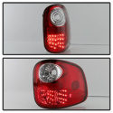 Ford F150 Flareside 97-03 LED Bakljus - Röda Klara Spyder Auto