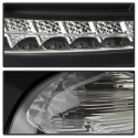 Ford Focus 15-17 LED Bakljus Med Sekventiella Blinkers - Svart Spyder Auto