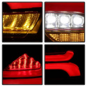 Ford Focus 15-17 LED Bakljus Med Sekventiella Blinkers - Svart Spyder Auto