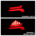 Ford Focus 15-17 LED Bakljus Med Sekventiella Blinkers - Svart Spyder Auto