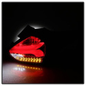Ford Focus 15-17 LED Bakljus Med Sekventiella Blinkers - Röda Spyder Auto
