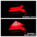 Ford Focus 15-17 LED Bakljus Med Sekventiella Blinkers - Röda Spyder Auto