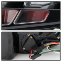 Ford Mustang 2010-2012 Light Bar (Sekventiell Blinkers) LED Baklampor - Svart Spyder Auto Spyder Auto