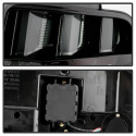 Ford Mustang 2010-2012 Light Bar (Sekventiell Blinkers) LED Baklampor - Röktonade Spyder Auto Spyder Auto