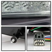 ALT-YD-FM10-LED-SM Ford Mustang 2010-2012 Light Bar (Sekventiell Blinkers) LED Baklampor - Röktonade Spyder Auto Spyder Auto (6)
