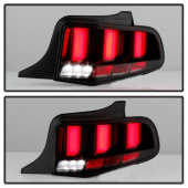 ALT-YD-FM10-LED-SM Ford Mustang 2010-2012 Light Bar (Sekventiell Blinkers) LED Baklampor - Röktonade Spyder Auto Spyder Auto (7)