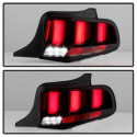 Ford Mustang 2010-2012 Light Bar (Sekventiell Blinkers) LED Baklampor - Röktonade Spyder Auto Spyder Auto