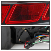ALT-YD-FM10-RBLED-BK Ford Mustang 2010-2012 Röd Light Bar (Sekventiell Blinkers) LED Baklampor - Svarta Spyder Auto Spyder Auto (5)