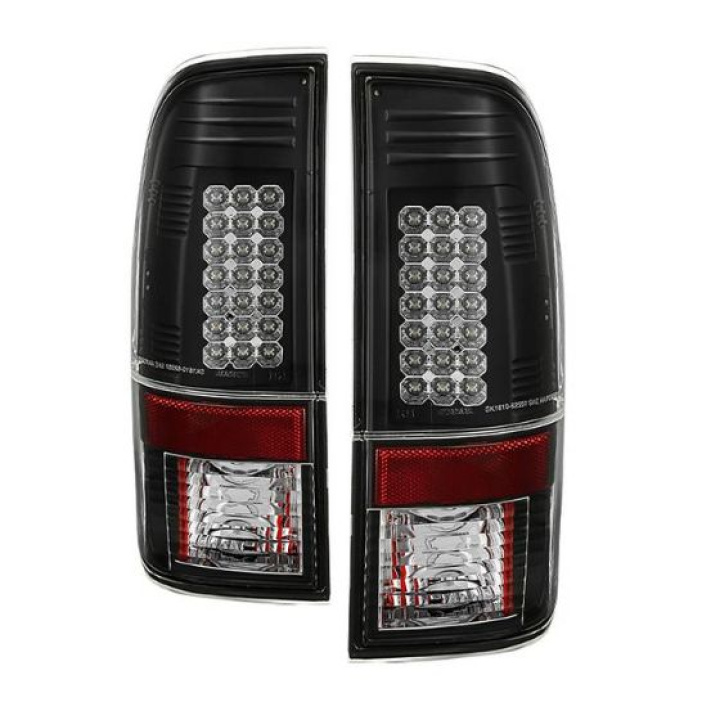 ALT-YD-FS07-LED-BK Ford Super Duty 08-15 LED Bakljus - Svarta Spyder Auto