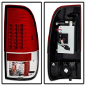 Ford Super Duty 08-15 Version 2 LED Bakljus - Röda Klara Spyder Auto