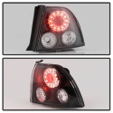 Honda Accord 94-95 LED Bakljus - Svarta Spyder Auto