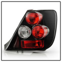 Honda Civic Si 03-05 Hatchback 3DR Euro-style Bakljus - Svarta Spyder Auto