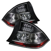 ALT-YD-HC04-2D-LED-BK Honda Civic 04-05 2Dr LED Bakljus - Svarta Spyder Auto (1)
