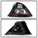 Honda Civic 04-05 2Dr LED Bakljus - Svarta Spyder Auto