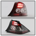 Honda Civic 04-05 2Dr LED Bakljus - Svarta Spyder Auto