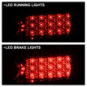 Honda Civic 06-08 2Dr LED Bakljus - Röda Klara Spyder Auto