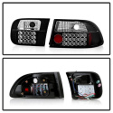 Honda Civic 92-95 2/4DR LED Bakljus - Svarta Spyder Auto