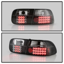 Honda Civic 92-95 2/4DR LED Bakljus - Svarta Spyder Auto