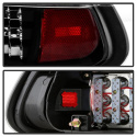 Honda Civic 92-95 3DR LED Bakljus - Svarta Spyder Auto