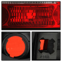 Honda Civic 96-00 3DR LED Bakljus - Röda Klara Spyder Auto