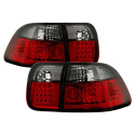 Honda Civic 96-98 4Dr LED Bakljus - Röda Röktonade Spyder Auto