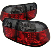 ALT-YD-HC96-4D-LED-RS Honda Civic 96-98 4Dr LED Bakljus - Röda Röktonade Spyder Auto (1)