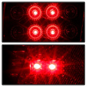 Honda Civic 96-98 4Dr LED Bakljus - Röda Röktonade Spyder Auto