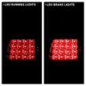 Jeep Grand Cherokee 99-04 LED Bakljus Version 2 - Svarta Spyder Auto