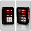 Jeep Wrangler 07-15 LED Bakljus - Svarta Spyder Auto