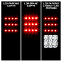 Jeep Wrangler 07-15 LED Bakljus - Svarta Spyder Auto