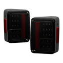Jeep Wrangler 07-15 LED Bakljus - Svarta Röktonade Spyder Auto