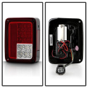 Jeep Wrangler 07-15 LED Bakljus - Röda Klara Spyder Auto