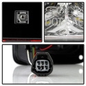 Jeep Wrangler 07-15 LED Bakljus - Röda Klara Spyder Auto