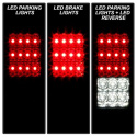 Jeep Wrangler 07-15 LED Bakljus - Röda Klara Spyder Auto